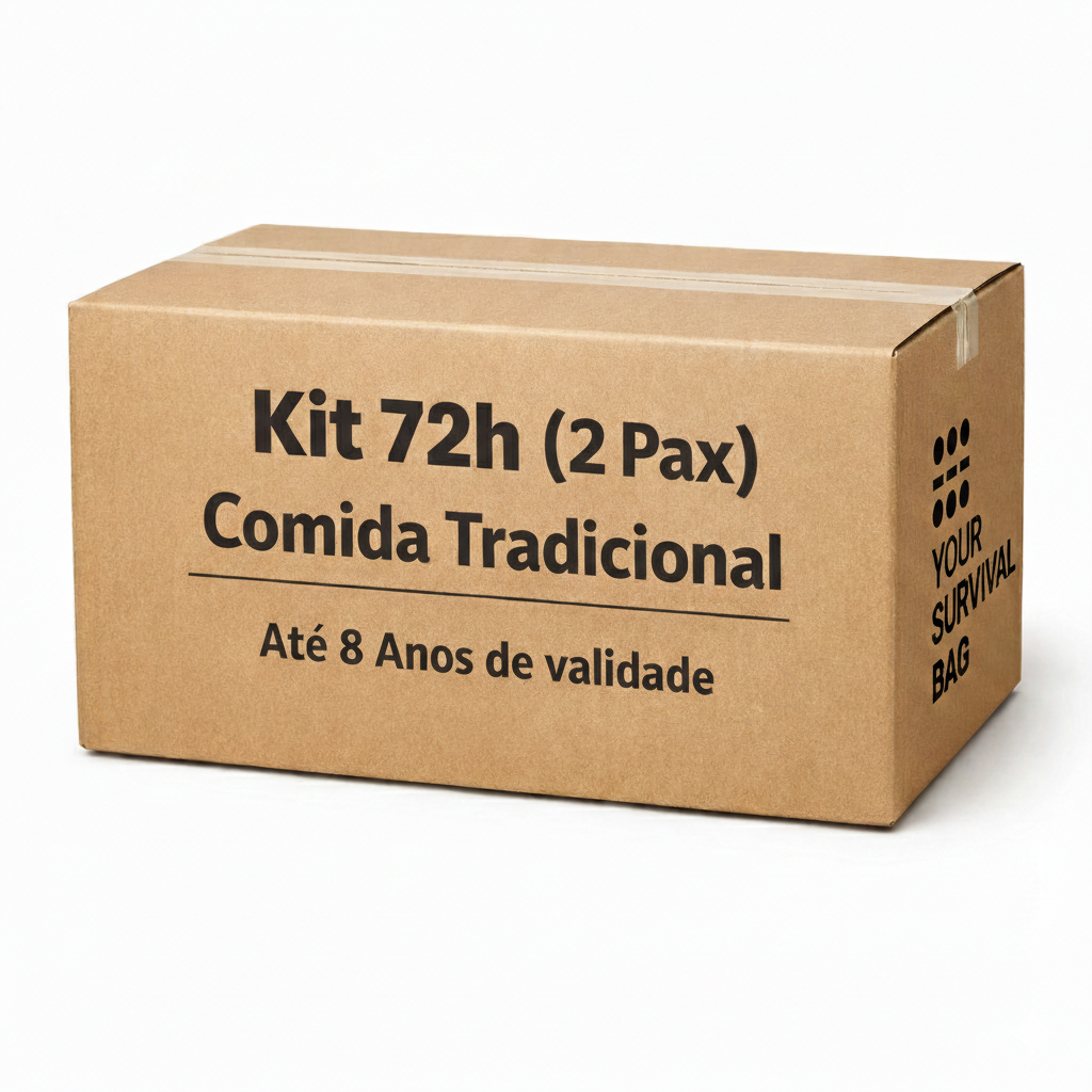 Kit Sobrevivência Alimentar Tradicional (2 Pax)
